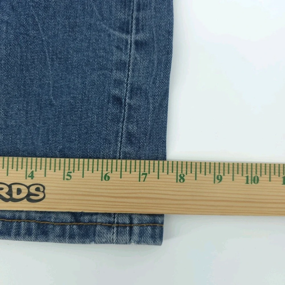 Levi's 502 Blue Jeans Mens 38X32‎ Measured 38X31 Taper Fit Comfort Stretch Denim